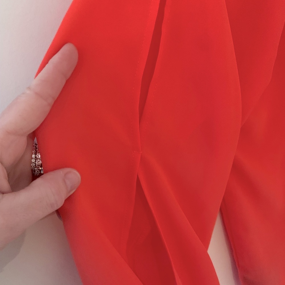 Forever 21 orange size S blouse - Picture 3 of 11